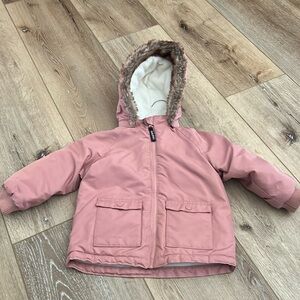 Pink winter jacket